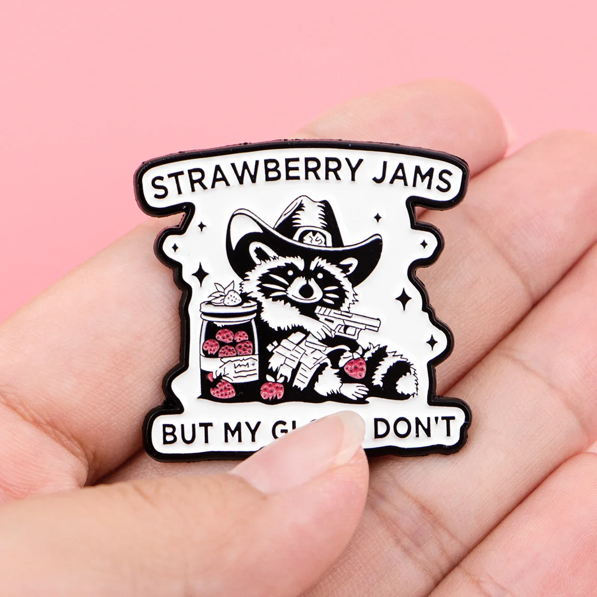 Cute Raccoon Brooch Pin Badge Clothing Backpack Fashion Alloy Jewelry Accessories Hot Selling Wholesale - view 2