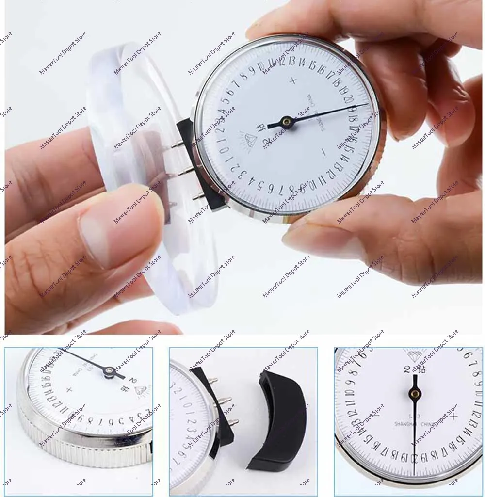 Optical Lens Watch Base Bend Measurement Radian Gauge Measuring Range: ±20 Index: 1.53 Accuracy: 0.25