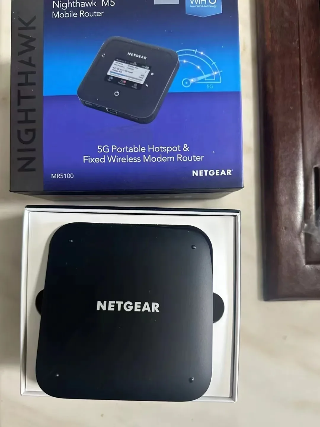 Netgear Nighthawk MR5100 M5 Mobile Hotspot  3.6Gbps mmWave Sub6 WiFi6 5g band n5 n7 n28 n78  98new