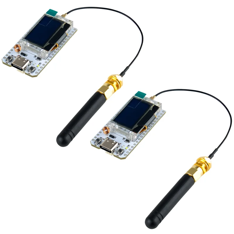 

Superb Lora Development Board Lora32 V3 ESP32 S3 Wifi+ BT Module SX1262 OLED Display 2 Sets Kit For Arduino Lorawan Meshtastic
