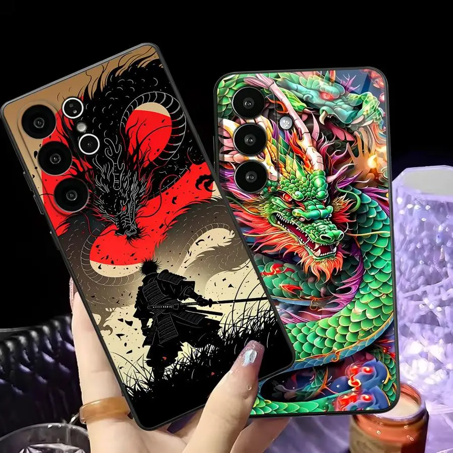 Phone Cover Case for Samsung Galaxy S26 Ultra S10 S9 S25+ S26+ S21 FE S24+ S25 Plus S23 S24 Note 20 8 9 10 S20 Cartoon Retro