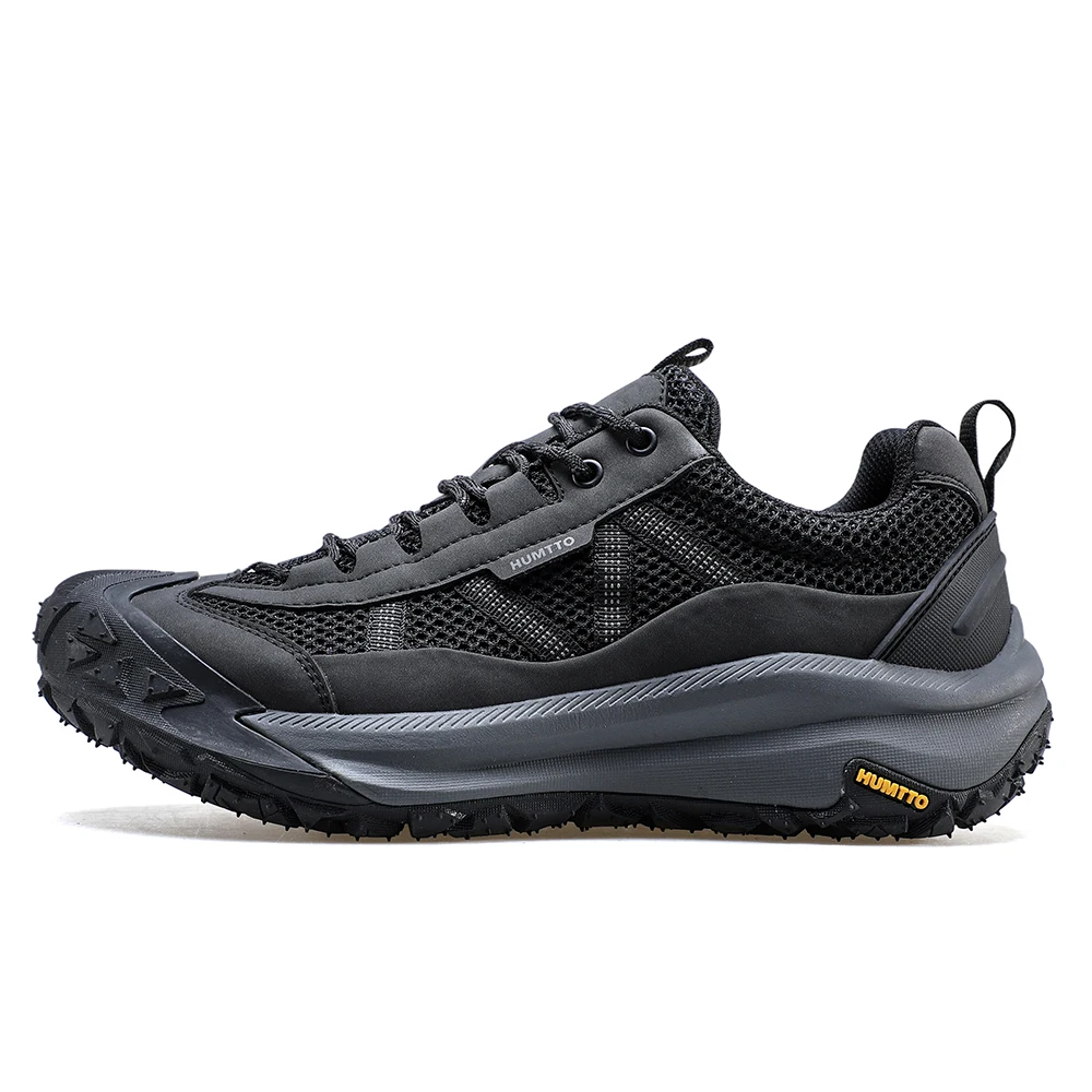 Picture 3: HUMTTO Men's Outdoor Summer Anti-slip Hiking Shoes Wear-resistant Mountain Climbing Sneakers Breathable Trekking Boots for Man