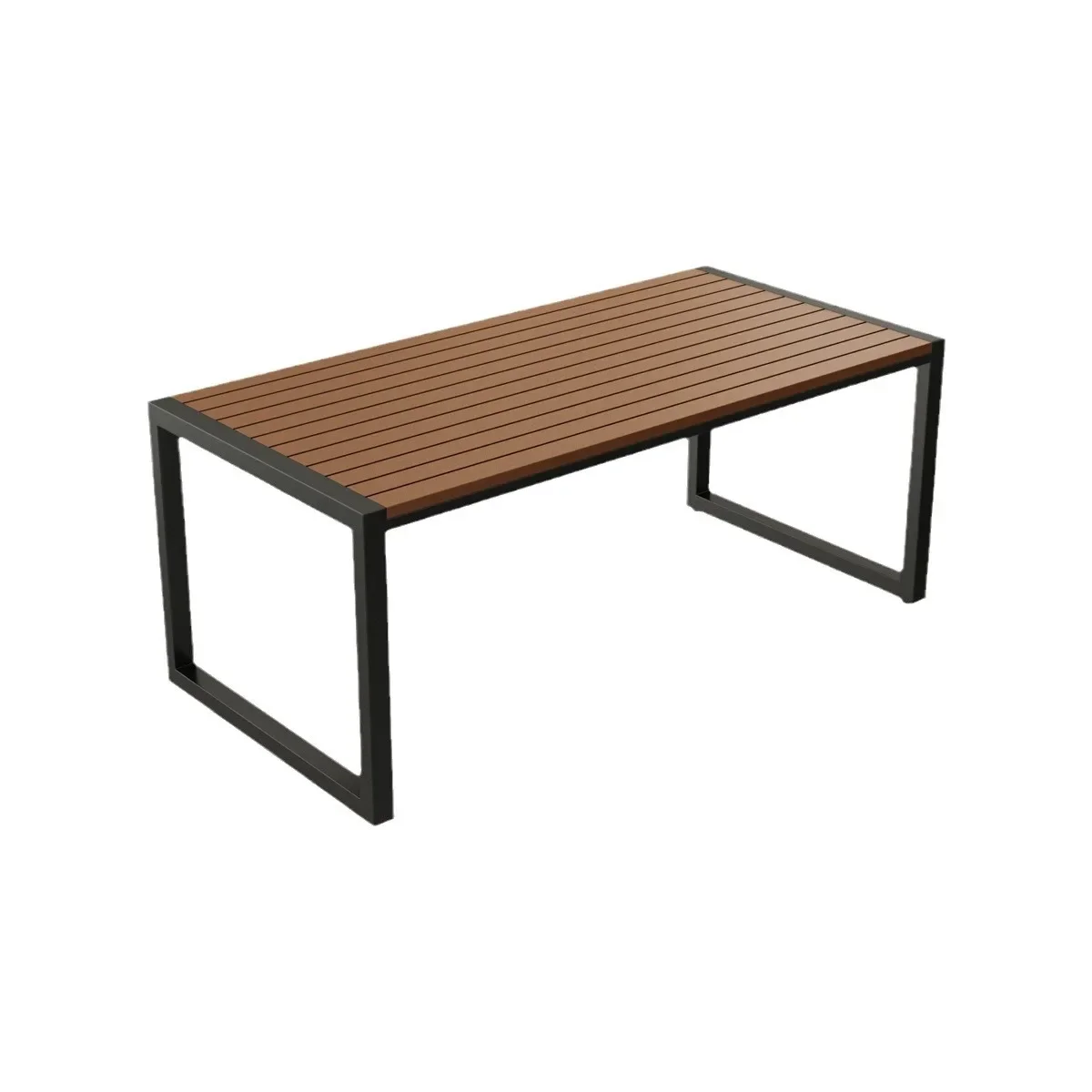 

Engineering outdoor tables and chairs restaurant outdoor plastic wood rectangular table courtyard outdoor dining table and