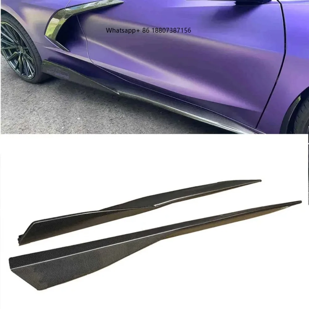 Carbon Fiber Side Skirt forChevrolet Corvette C8