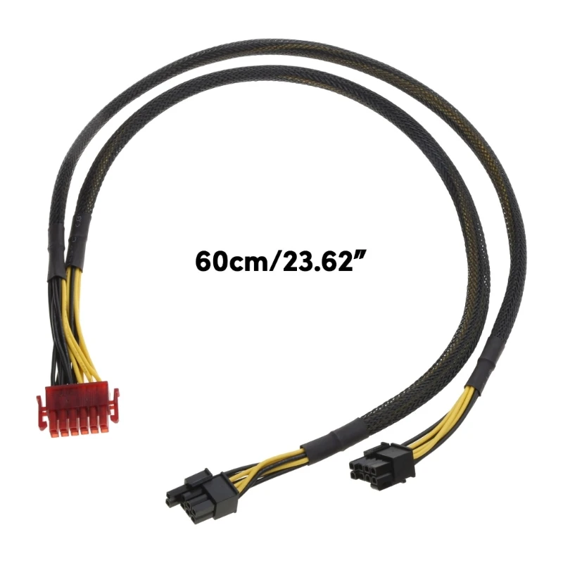 2023 新 12 ピンに 2 PCIE 8 ピン (6 + 2 ピン) グラフィックスカードモジュールケーブル Enermax モジュラー電源ケーブルスリーブ