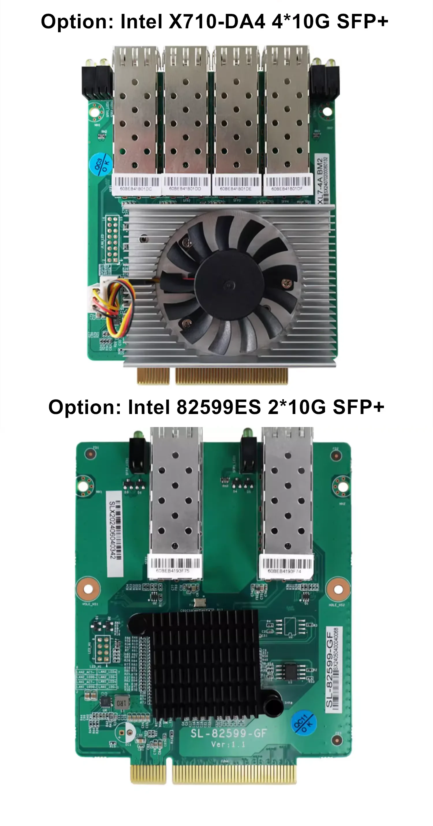 Fanless Mini PC 4*/2*10G SFP+ Intel i7 13620H 8505 Firewall 4xi226
