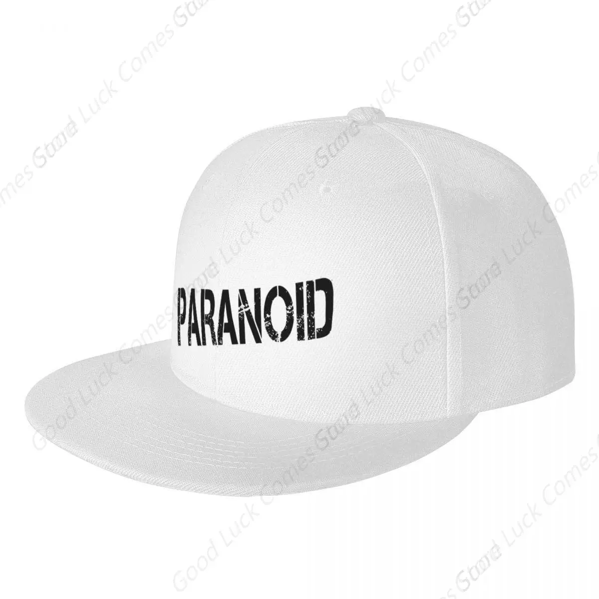 Paranoid Hat Solid Hip Hop Cap For Men Snapback Hat Women's Baseball Caps Adjustable Flat Brim Bill Plain