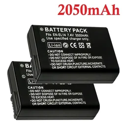 2050mah EN-EL14a EL14 Camera Battery EN-EL14 for Nikon D3300 D3400 D3500 D5600 D5100 D5300 P7100 P7800 P7700 D3100 D3200