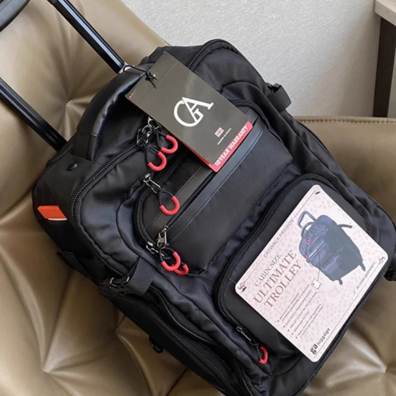 

Многофункциональный чемодан на посадочной тележке Маленький и легкий рюкзак 18-22 дюйма