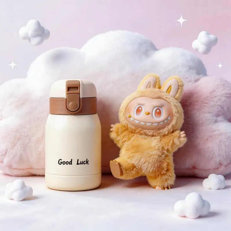 

POP MART THE MONSTERS Forward High Energy Series LABUBU Doll Best Friend Gift Insulated Bottle Warm Thermos Cup