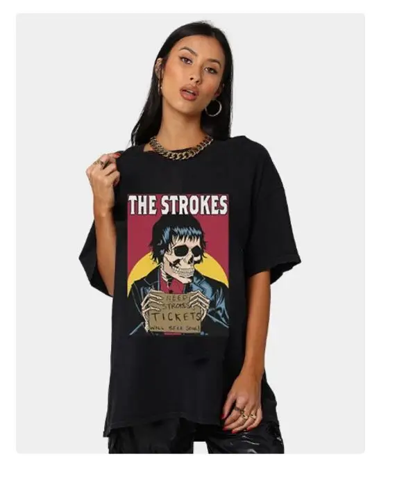 The Strokes T-Shirt, The Strokes Unisex T Shirt, The Strokes Black Shirt