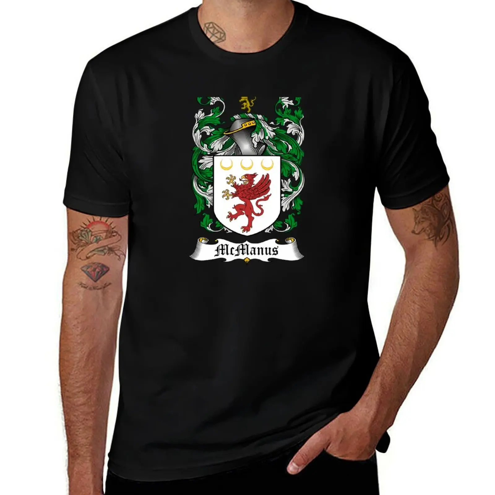 

McMANUS FAMILY CREST T-Shirt Performance Workout Short Sleeve Tee