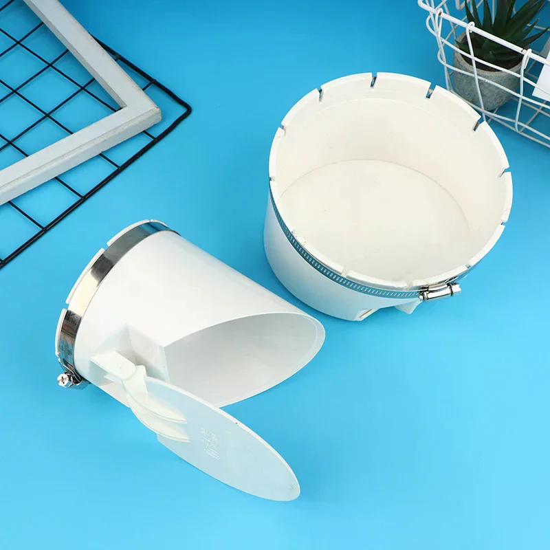 50-160 مللي متر أنبوب صرف مصارف أرضية الأبيض مصفاة التوصيل مع المشبك بولي كلوريد الفينيل مكافحة ارتجاعي مكافحة رائحة صمام المجاري الشعر تصفية #3