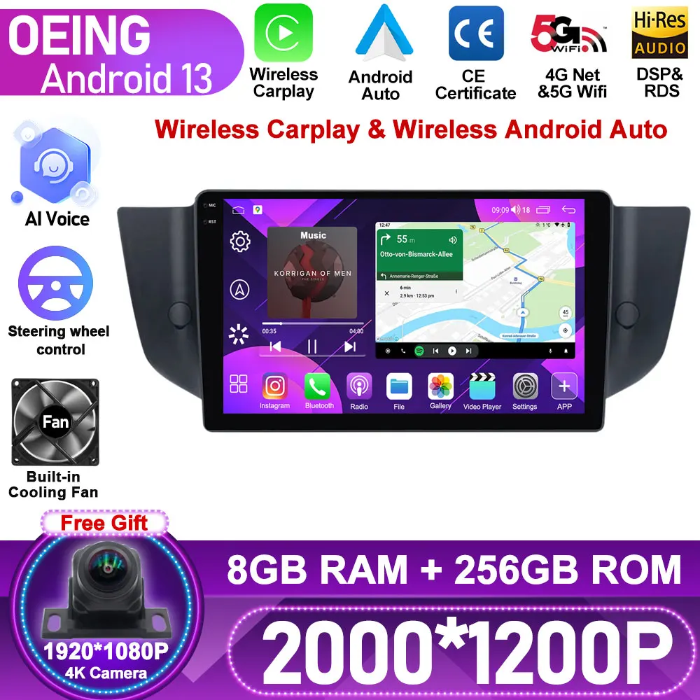 

Android For Rover Mg 6 Roewe 550 2009 - 2016 Car Radio Multimedia Player GPS Navigation Stereo Wireless Carplay Screen Head Unit