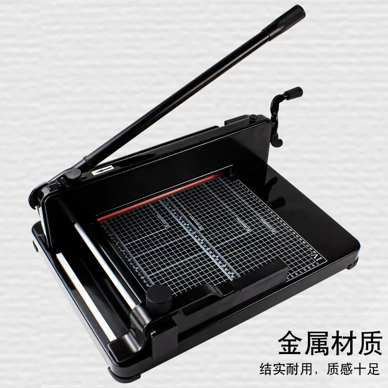 Handheld Heavy‑Duty Manual Paper Cutter, Thick Layer Stack Paper Trimmer Guillotine Cutting Machine For Office Use