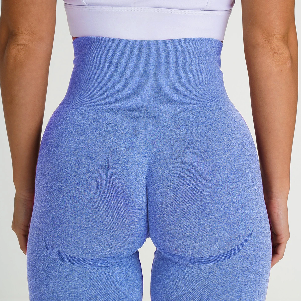 High waist seamless texture Yoga fitness leggings training running suction wet gas leggings