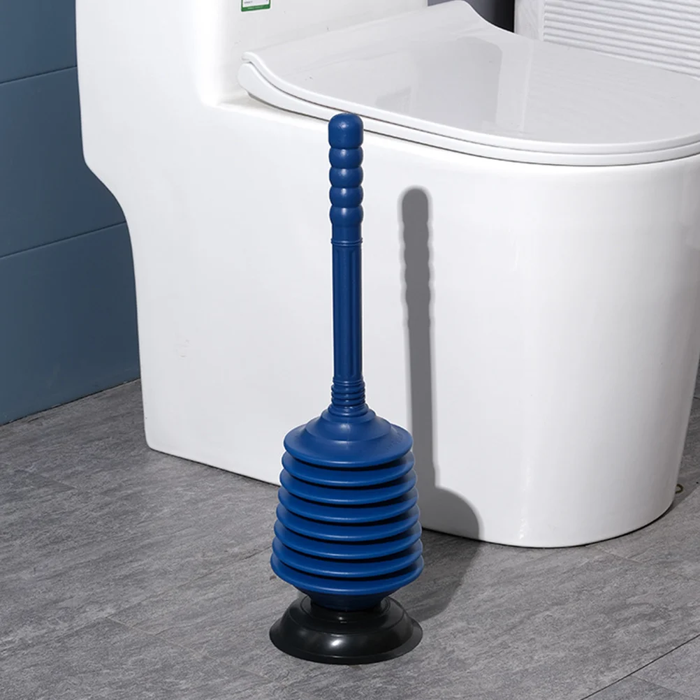 

Water Trough Unclog Bathroom Toilet Plunger Anti Clogging Skin Plungers Bowl Kitchen for Sink Blue