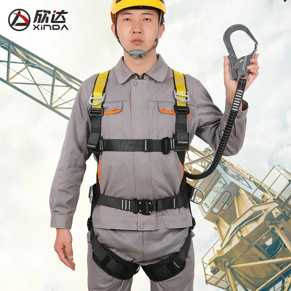 Five Point Full Body Harness,Outdoor Construction Site,High-Altitude Work,Fall Arrest Safety Rope,Multiple Combinations,P752