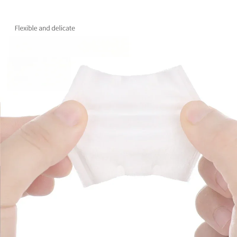 50pcs Reusable Makeup Remover Pads Washable Round Bamboo Make Up Pads Removal Adhesive Remover Cream Makeup Tools