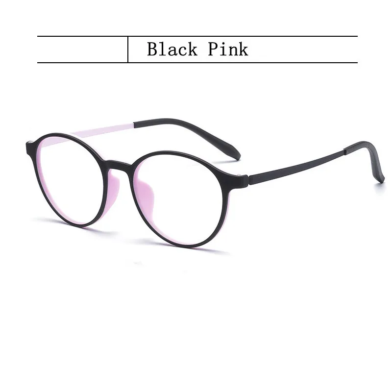 KOCOLIOR Ultraleichte Gummi-Titan-Runde photochrome Anti-Blaulicht-Lesebrille für Mann und Frau, Presbyopie-Brille, Dioptrien + 0 bis 600 5