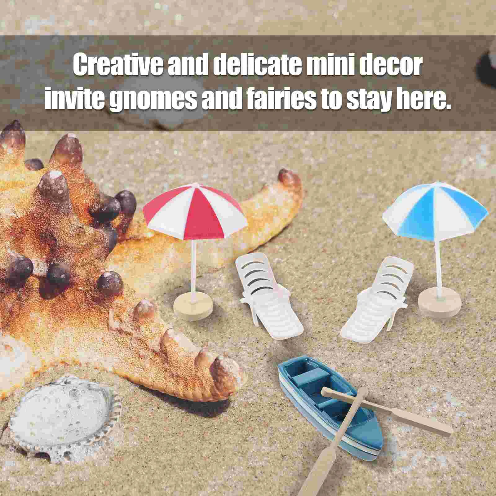 Beach Sand Table Decoration Mini Garden Fairy Ornaments Creative Premium Practical