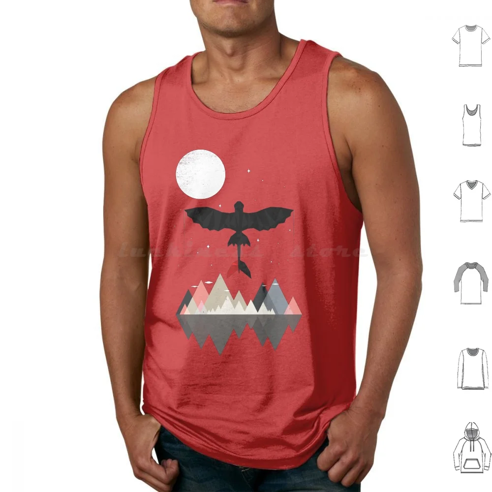 Night Of The Dragon Tank Tops Print Cotton Night Of The Dragon Dragon Toothless How To Train Your Nature Explore