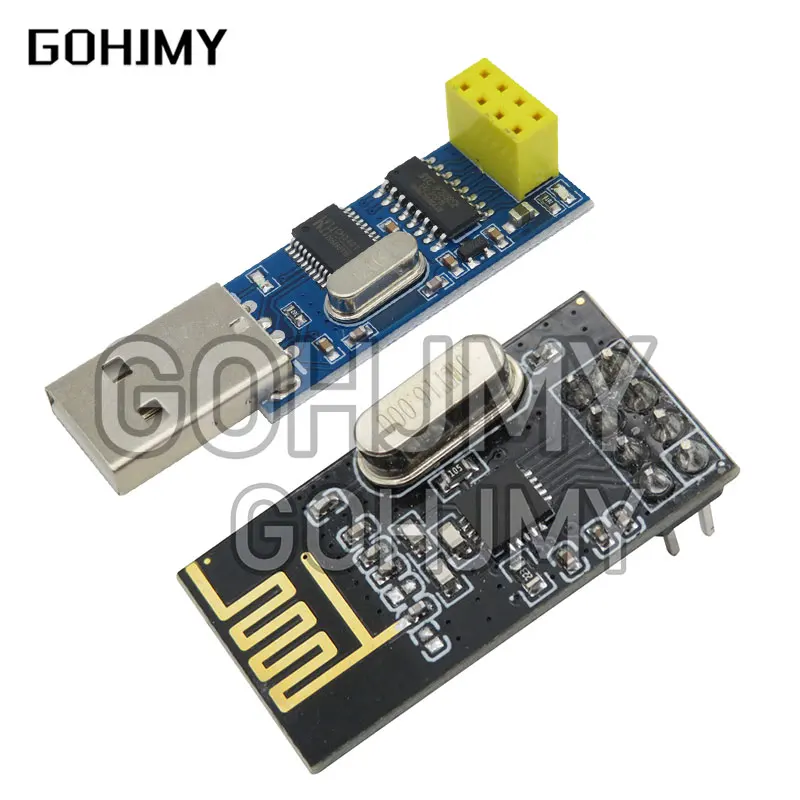 CH340T USB to Serial Port Adapter Board + 2.4G NRF24L01+ Wireless Module For Arduino