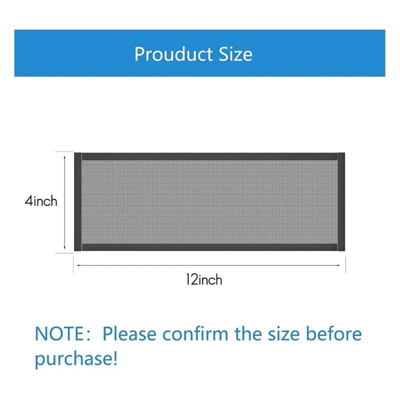 أغطية فتحات تهوية الأرضية، أغطية فتحات تهوية مغناطيسية مقاس 4 × 12 بوصة، فلتر فتحة تهوية لشاشة شبكية، أغطية فتحات تسجيل الأرضية للأرضية المنزلية