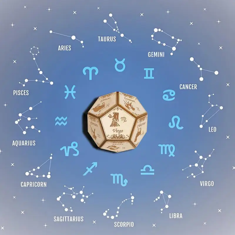 نرد خشبي مكون من 12 جانبًا لعبة ديسييدر مضحكة نرد متعدد السطوح منضدية صانع القرار مساعد للمنزل الخارجي شقة كلية النوم