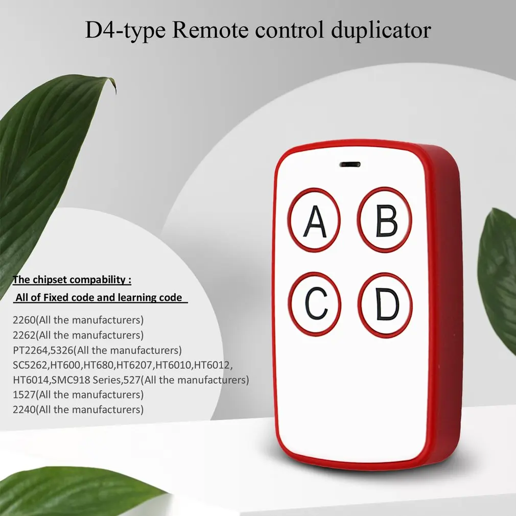 Duplicador de código de copia de Control remoto inalámbrico, código rodante Universal, llave duplicadora Fob, 433MHZ, clonación de puerta de garaje, TX65