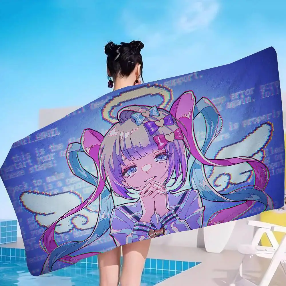 Needy Girl Overdose Game Microfiber Beach Towel Absorbent Quick dry Soft Yoga Swimming Resort Mountain Climbing Towel