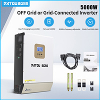 DATOUBOSS 48V 5000w Solar Hybrid Inverter MPPT Grid Sine Wave Output DC To AC Voltage Converter Pure Sine Wave Inverter Europe