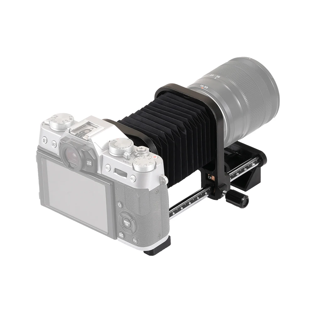 FOTGA Macro Extension Bellows Bellows Lens For Fuji FX Lens or body Mirrorless Camera Dual-track close-up skin cavity macro skin