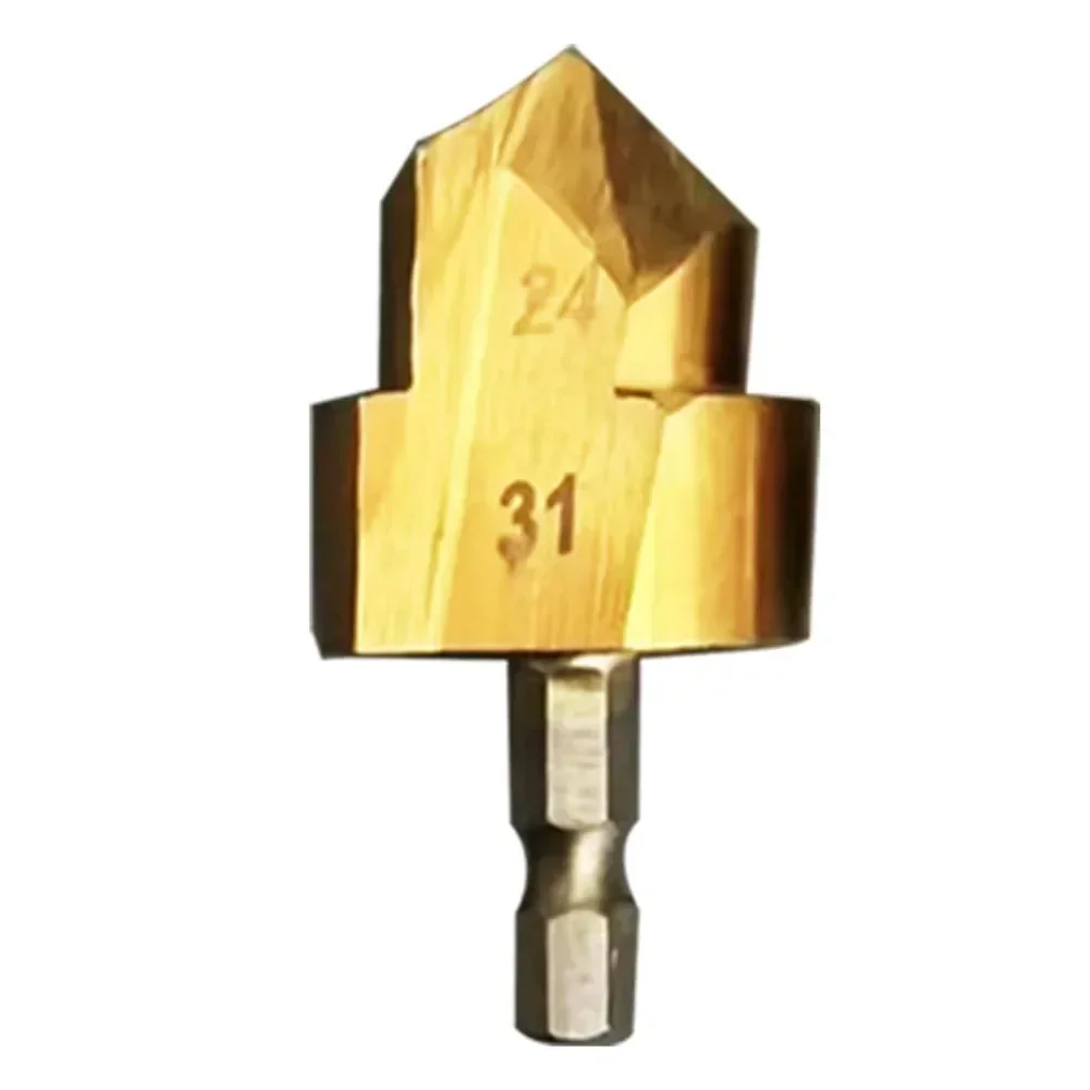 Imagem -05 - Broca de Expansão de Tubo de Água Peças Broca de Núcleo 6.35 mm Alça Hexagonal Brocas Escalonadas 1519 mm 1824 mm 2131 mm