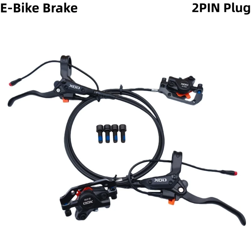 

XOD тормоз для электронного велосипеда, гидравлический дисковый тормоз, 2PIN, вилка для вождения масла, дисковый велосипедный тормозной суппорт, детали