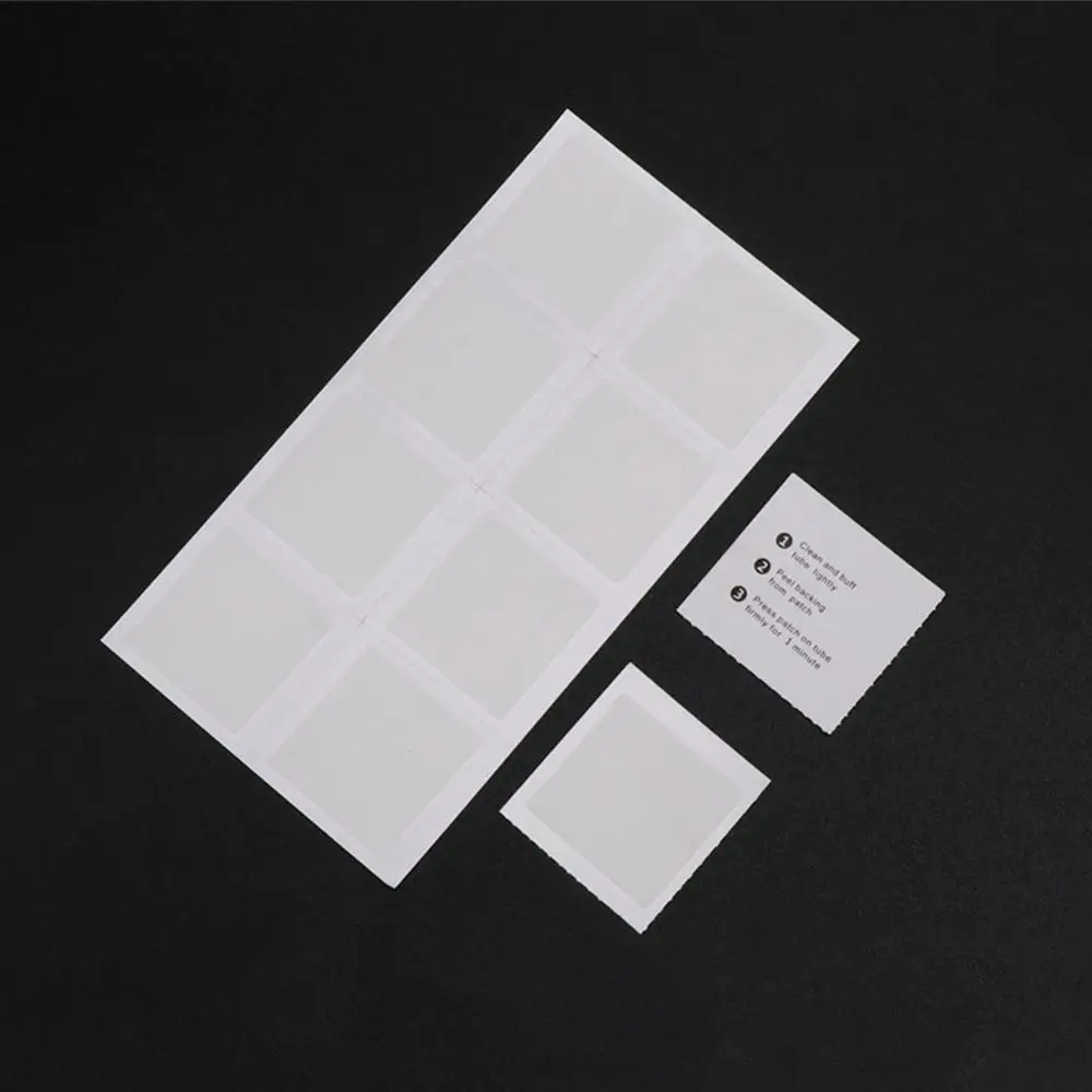 Protección de neumáticos de 2/4/6 piezas, herramienta de reparación de neumáticos mejorada, ultrafina, sin pegamento, secado rápido, buen sellado, tubo de neumático, parche sin pegamento