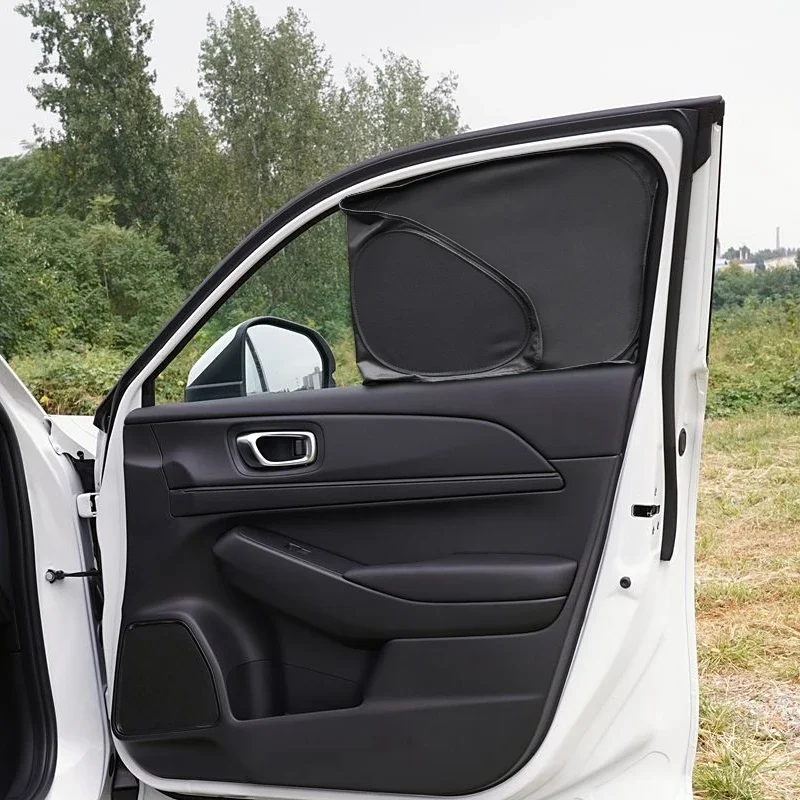 

Автомобильный черный солнцезащитный козырек для окон, анти-УФ-изоляция, теплоизоляция для HONDA HRV VEZEL E: NY1 2014-2026, аксессуары для автоматической защиты