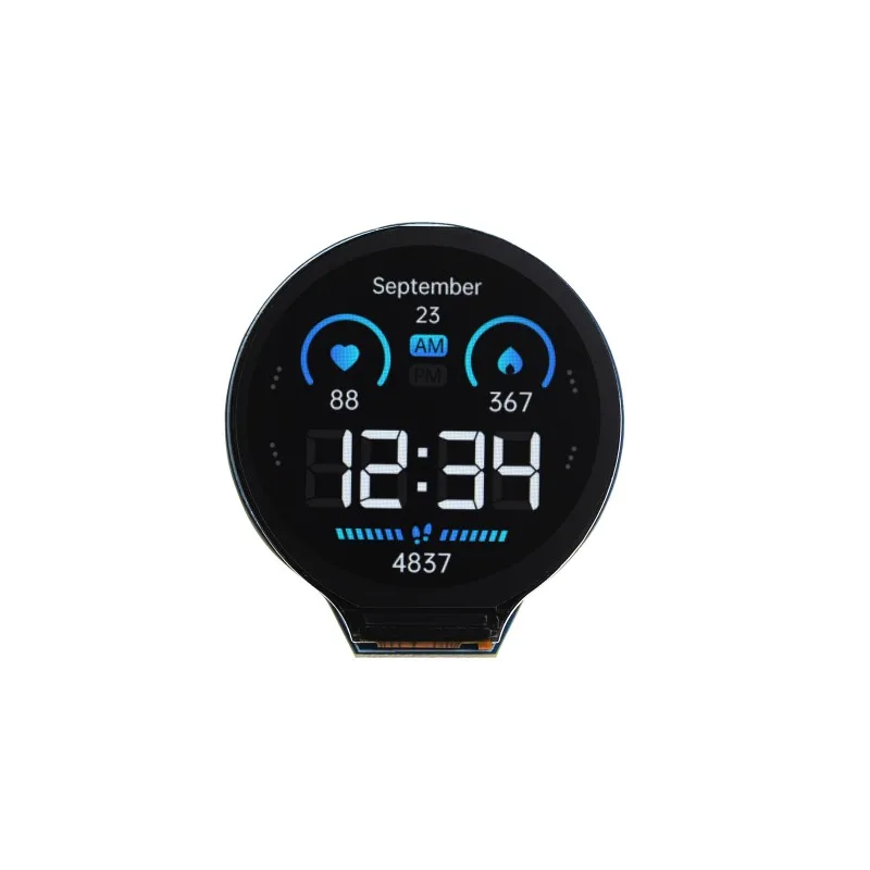 Płytka rozwojowa ESP32-S3 1,28-calowy okrągły wyświetlacz IPS LCD 65K 32-bitowy dwurdzeniowy procesor LX7 GC9A01Sterownik WiFi BT5 BLE Port typu C