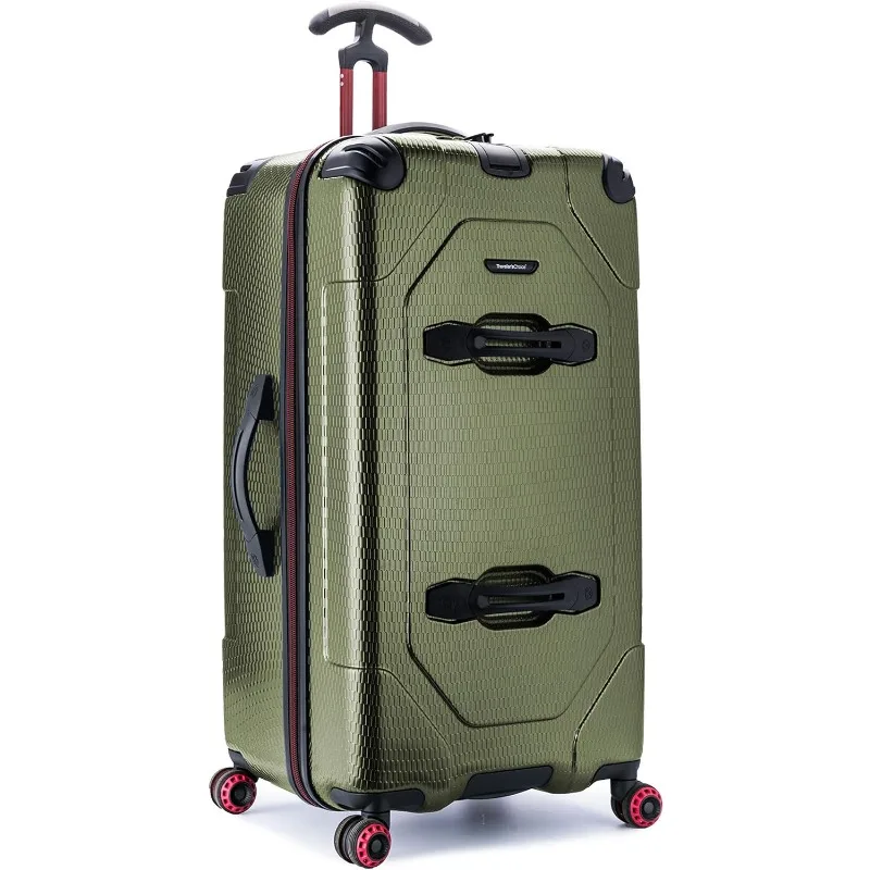 

Traveler's Choice Maxporter II 30" Hardside Spinner Trunk Luggage, Expandable, Dark Green