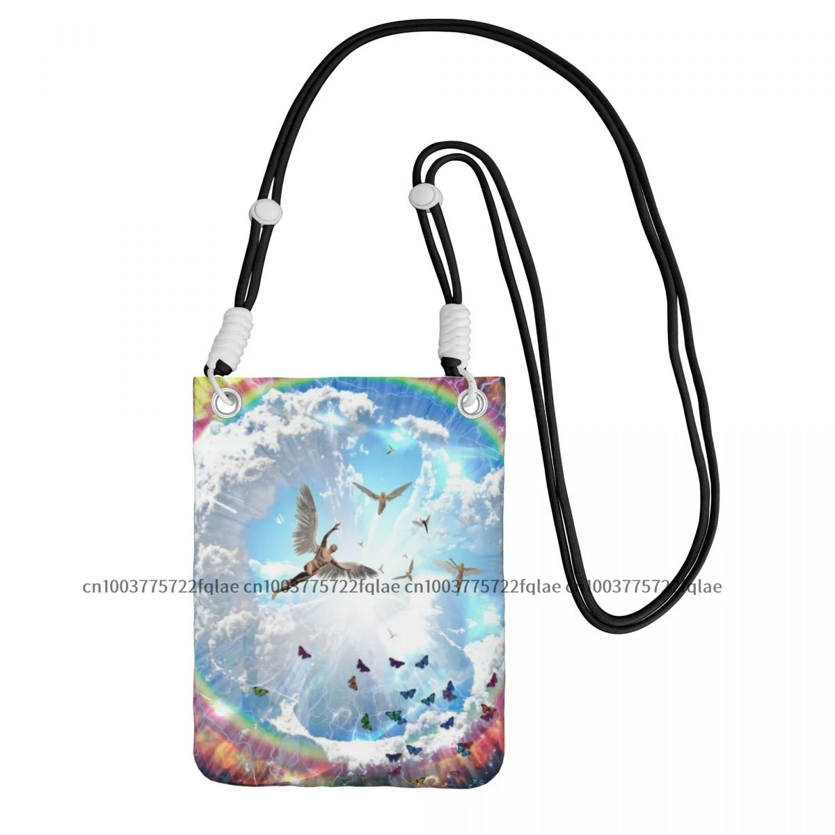 

Vivid Galaxy Angels Coin Bags Card mobile phone Case Women Crossbody Bag