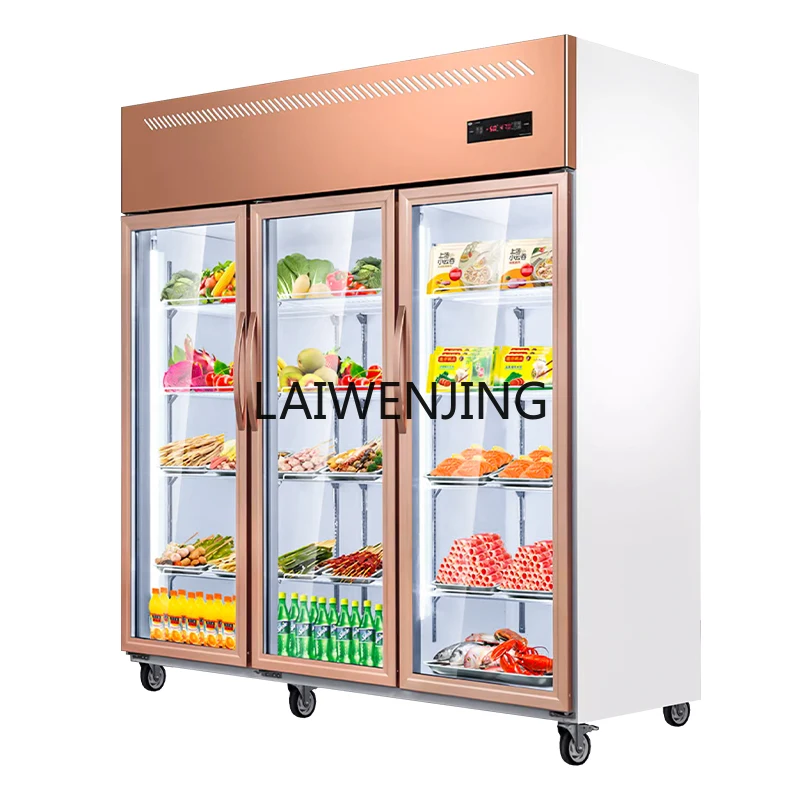 SGF three-door refrigerated display cabinet commercial a la carte freezer