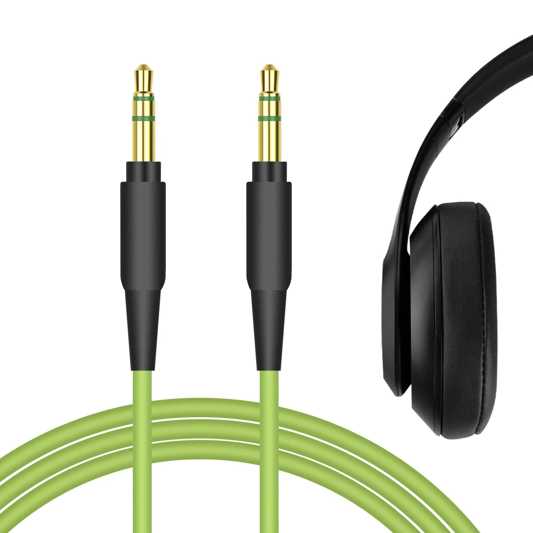 Cavo Audio Geekria compatibile con cavo Beats Solo1.0, Solo2.0, Solo3.0, Studio2, Studio3, Executive, Mixr, Pro (5.6ft/120CM)