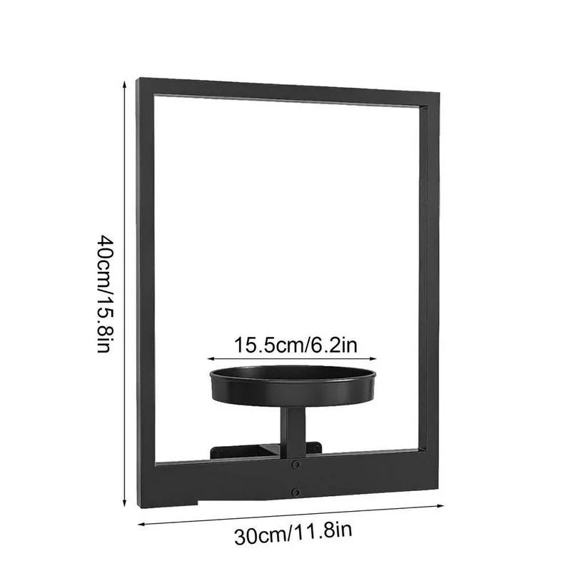 1pc Picture Frame Wall Planter Holder Photo Frame Succulent Plants Metal Holder Heavy Duty Flower Pot Rack Garden Indoor