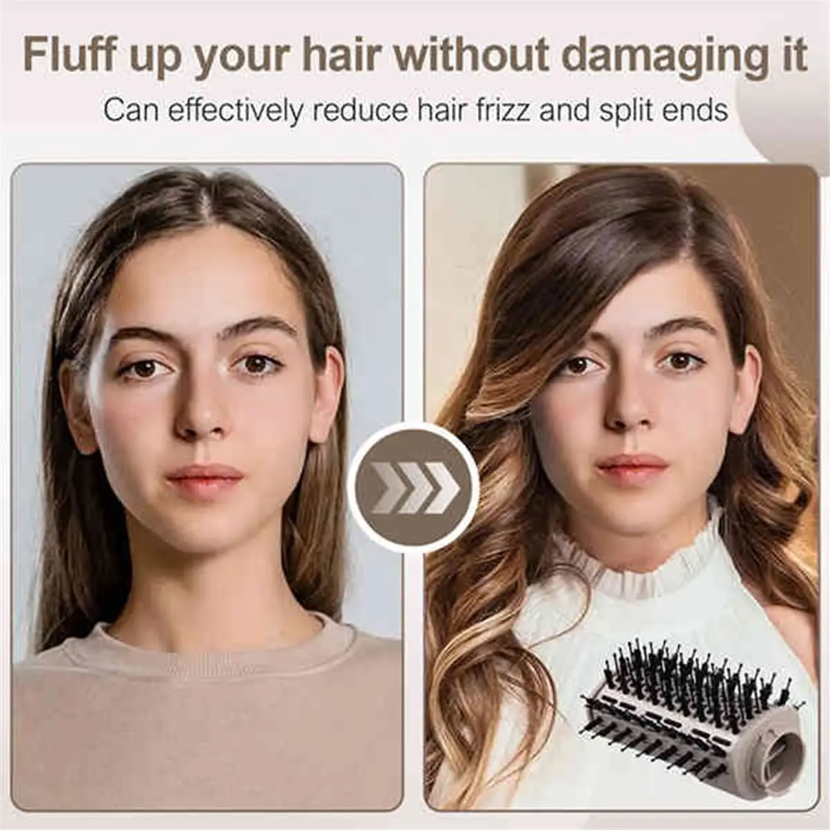 [vend-for]auto-wrap-curlers-oval-brush-kit-for-flexstyle-hd400-series-curling-iron-accessory-waves-smoothing-blow-brush