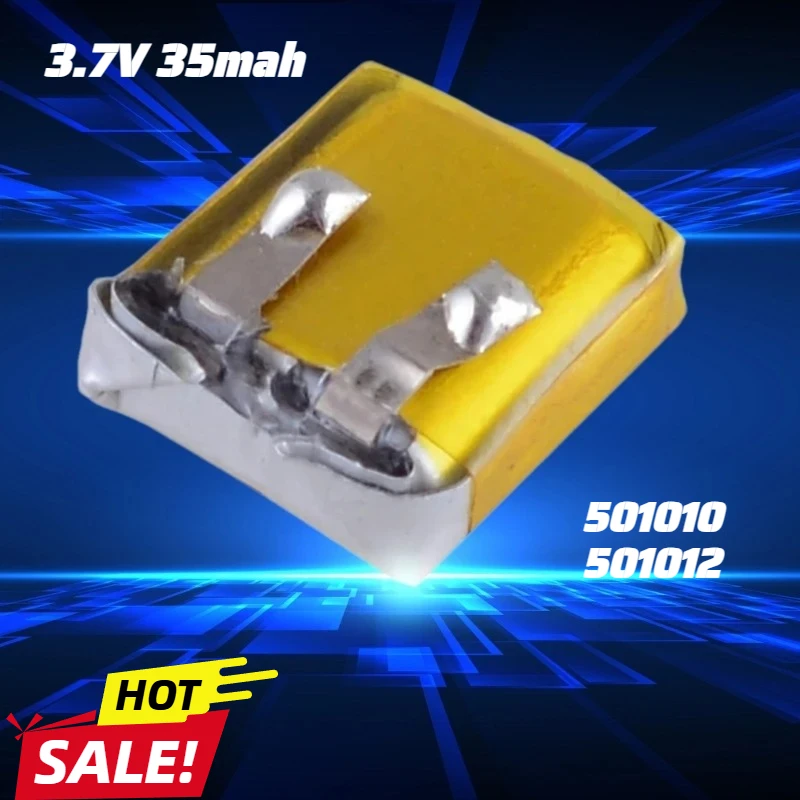 2025 neue 501010 3,7 V Batterie Lithium-Polymer-Akku 40 mAh für Bluetooth-kompatibel Headsets Kleine Elektronik