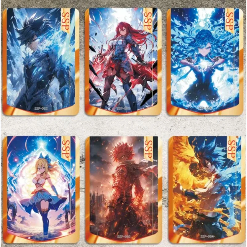 FAIRY TAIL Collection Cards Box Ku Ka FAIRY TAIL LP Texture Card Acg Character Perimeter Kids Toys Holiday Gift
