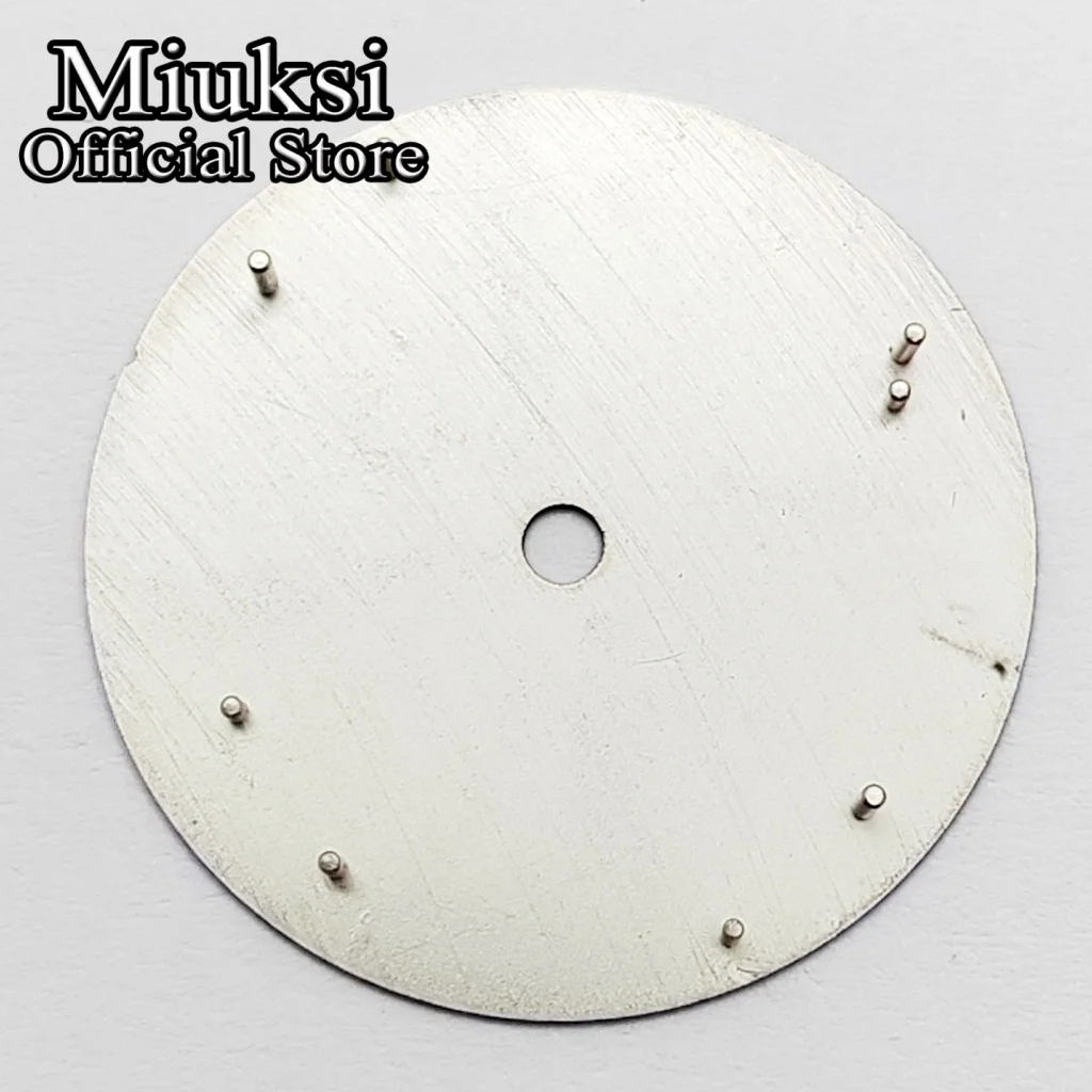 Miuksi 29mm Uhrenzifferblatt, leuchtend, passend für Uhrwerke VH31 NH35 ETA2824 2836 Mingzhu DG2813 3804 Miyota 8205 8215 821A – Detail 6