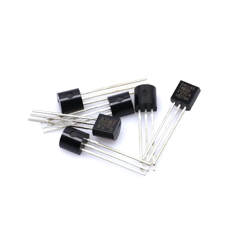 5PCS/10PCS DS18B20 18B20 DS1820 TO-92 Temperature sensor Programmable Resolution 1-Wire Digital