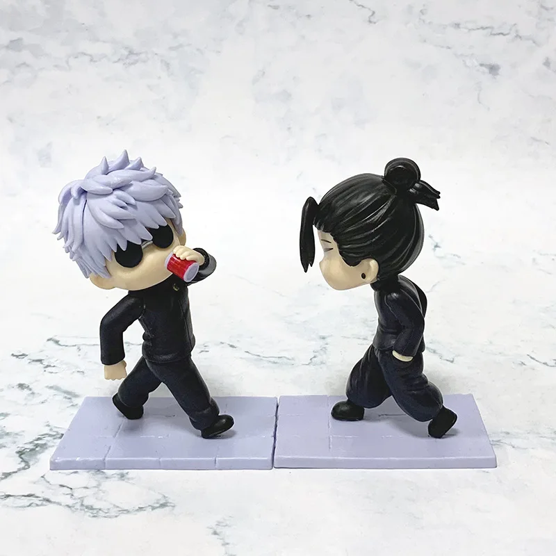 Figura de Anime Jujutsu Kaisen versión Q, Geto Suguru y Satoru Gojo, colección de figuras de acción, modelo de juguete para regalo