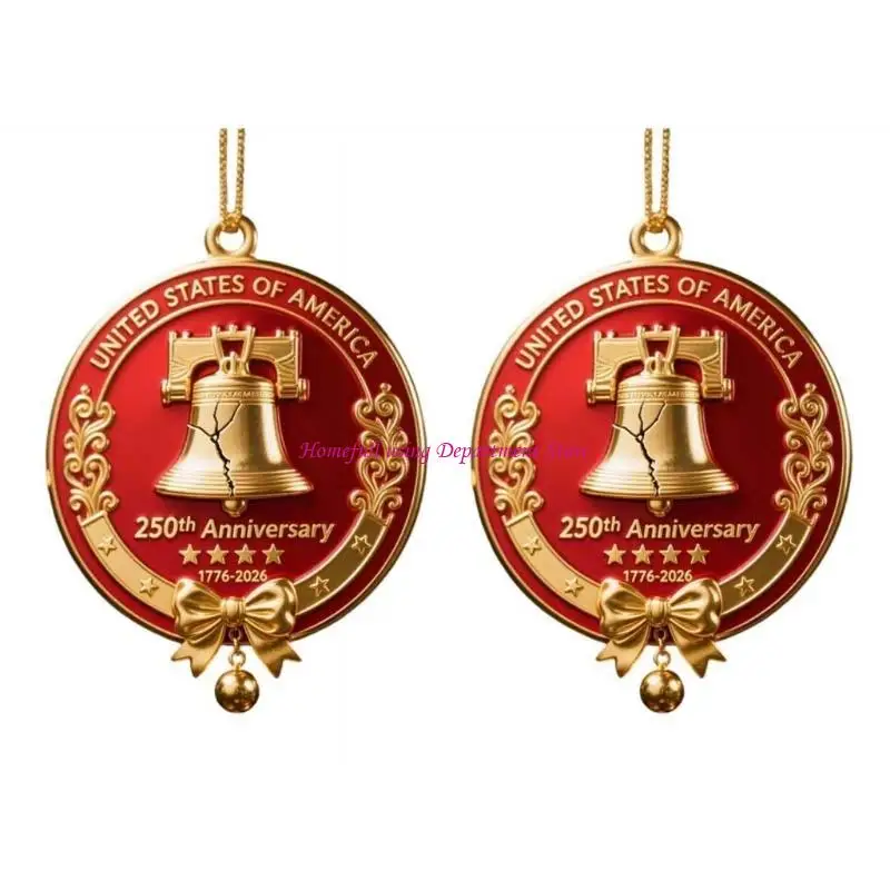 

Handmade Christmas Tree Decoration 250th Anniversary Patriotic Ornament Pendant Hanging Accessory